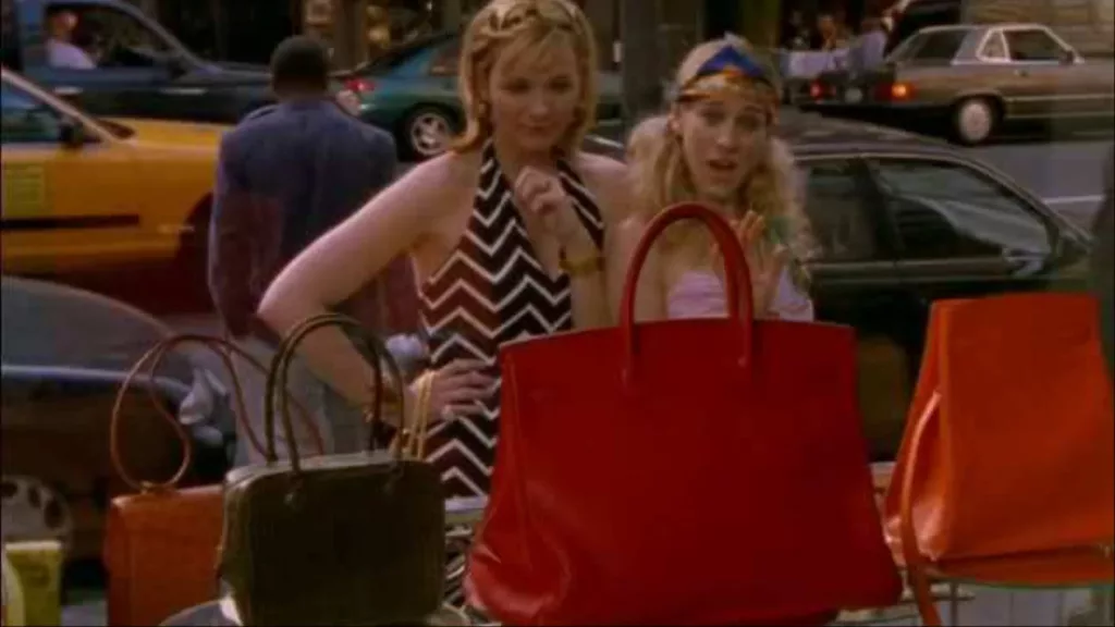 Season 4 Sex And The City when Samantha eyes the red