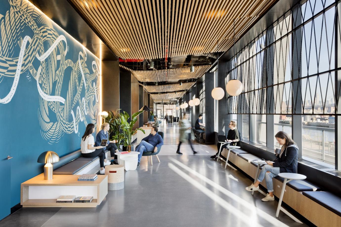 Innovative and functional co-working interior design