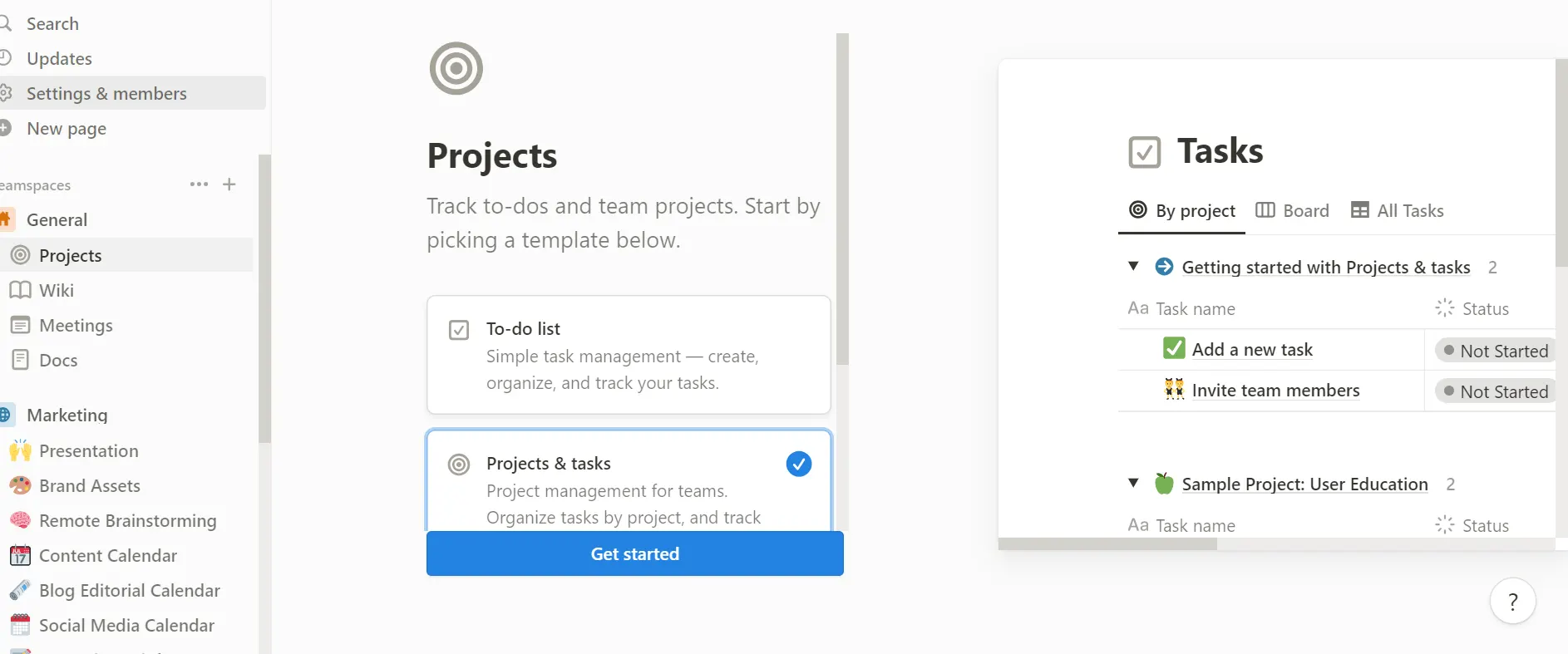 Notion Online Workspace Tool