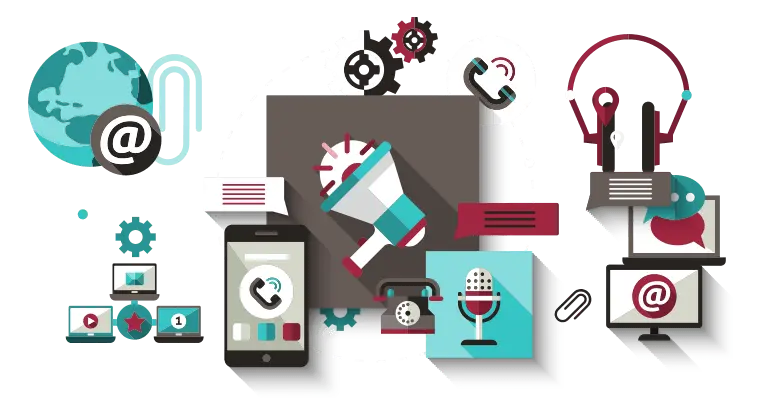 Communication design illustration