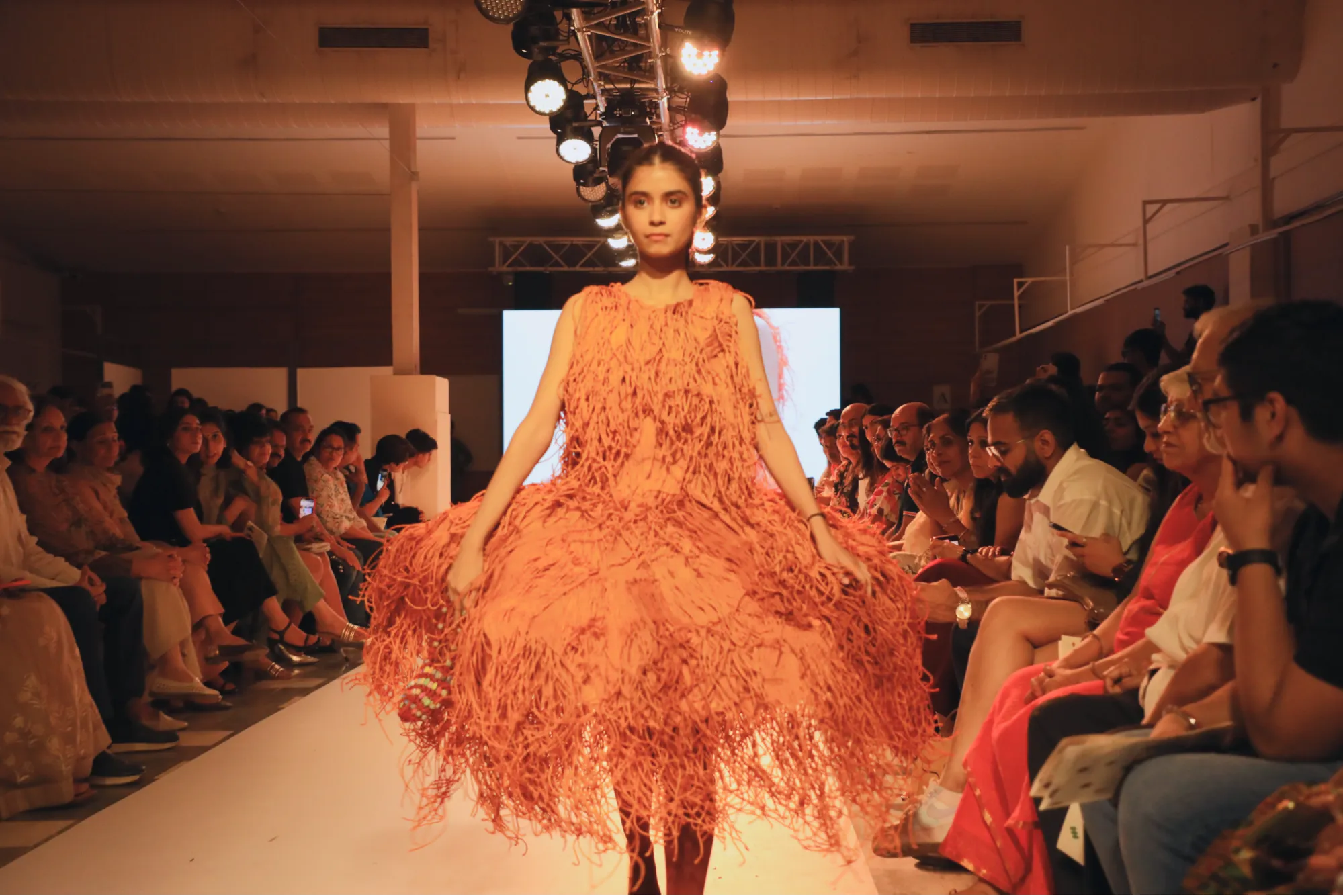 Fashion show model walk