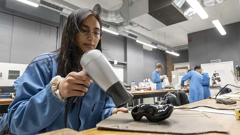 Students pursuing product design education at a top design university